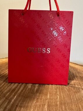 Guess Watch in Red Gift Bag.